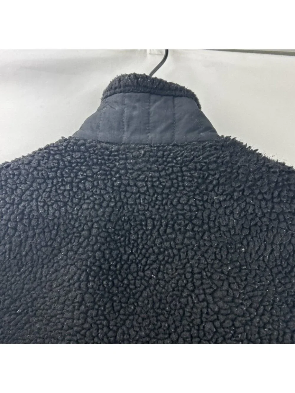 Patagonia Vest Jacket Womens Small Black Synchilla Sherpa Fleece Outdoor Hiking - Picture 11 of 16